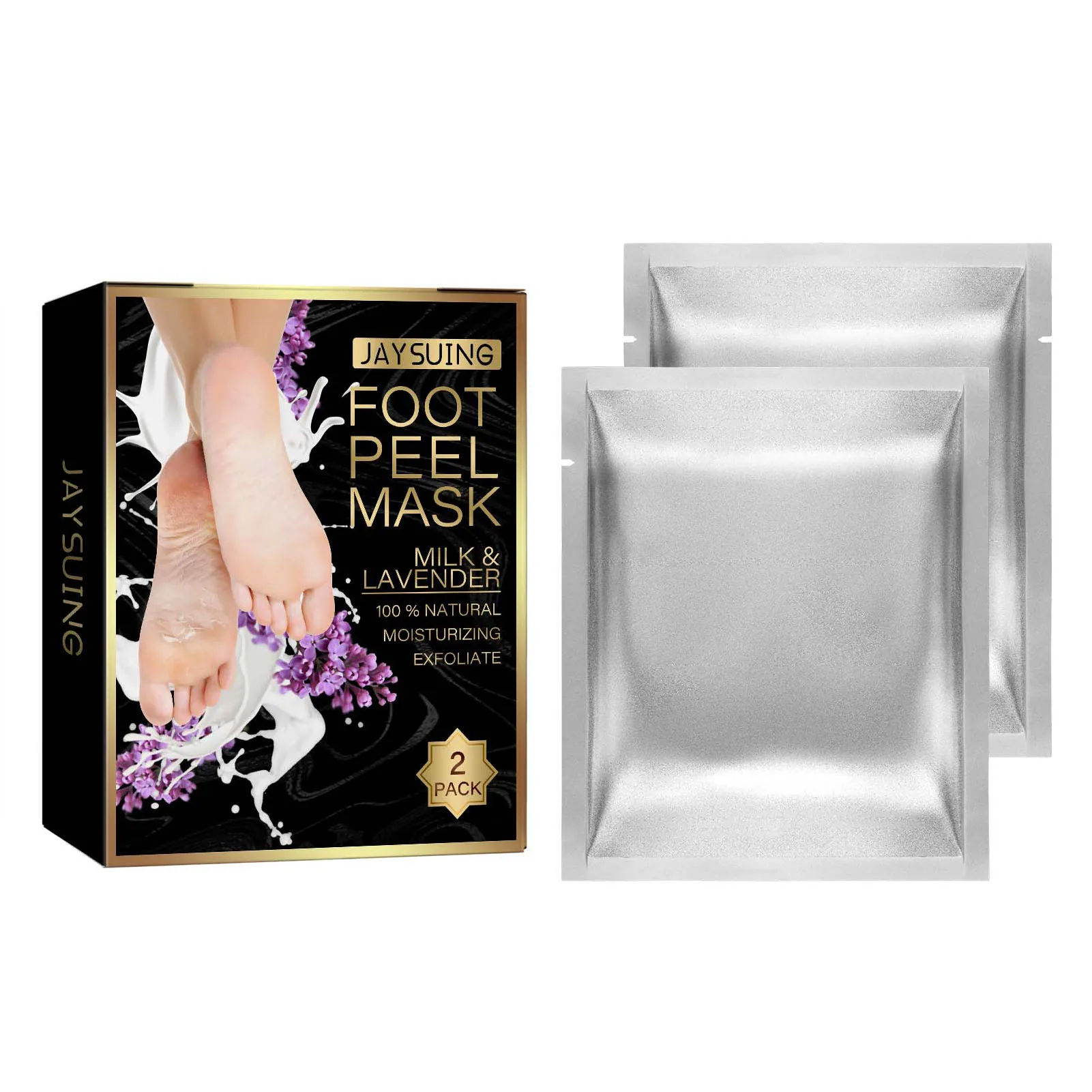 

Lavender Foot Peel Masque Moisturizing Foot Exfoliator 2pcs Callus Remover For Feet Foot Care To Remove Dead Skins Of Dry
