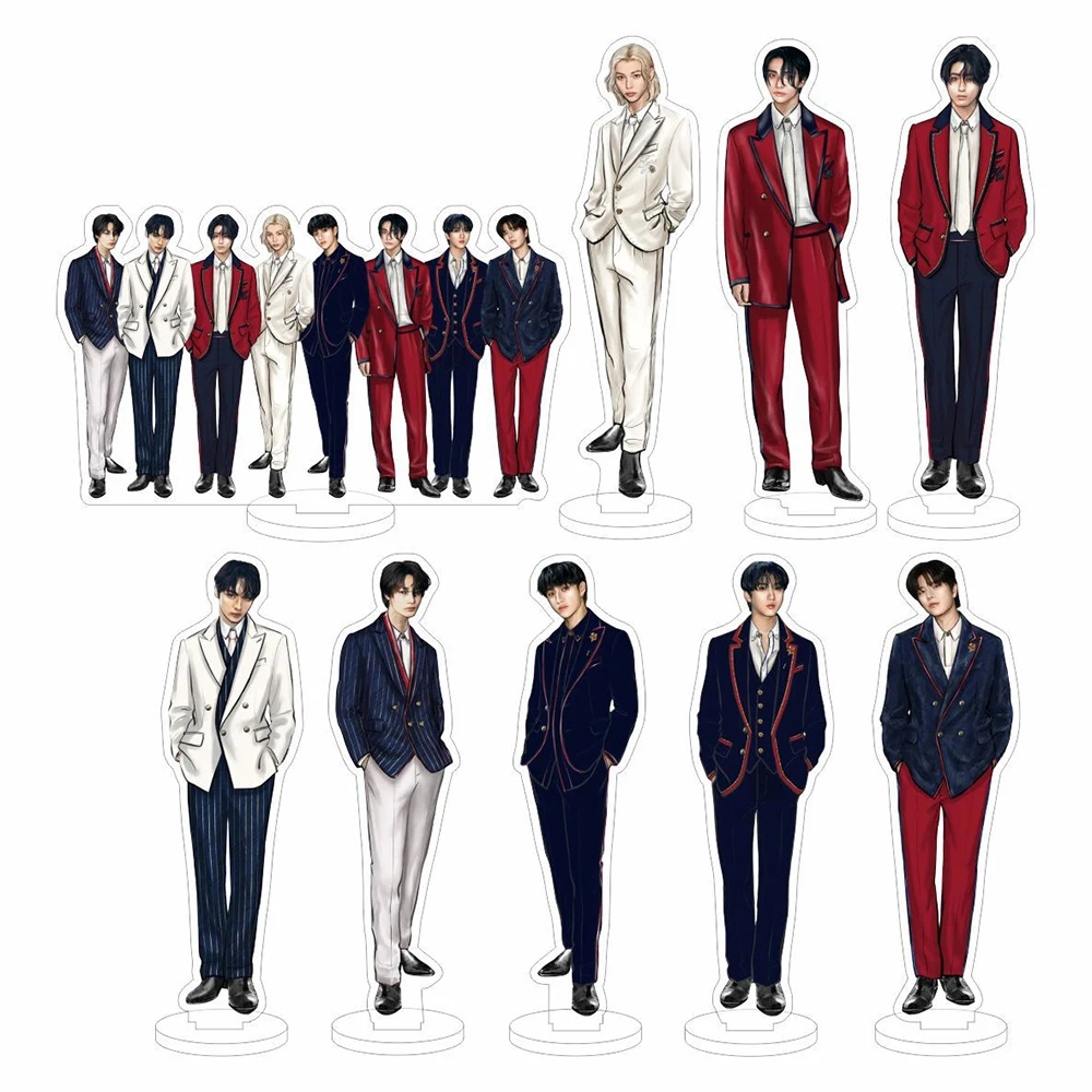 

15 см KPOP Bangchan Hyunjin Felix манга картина акриловая стенди Хань ли знаем I.N Changbin HD стенд модель Настольная Фотография подарки