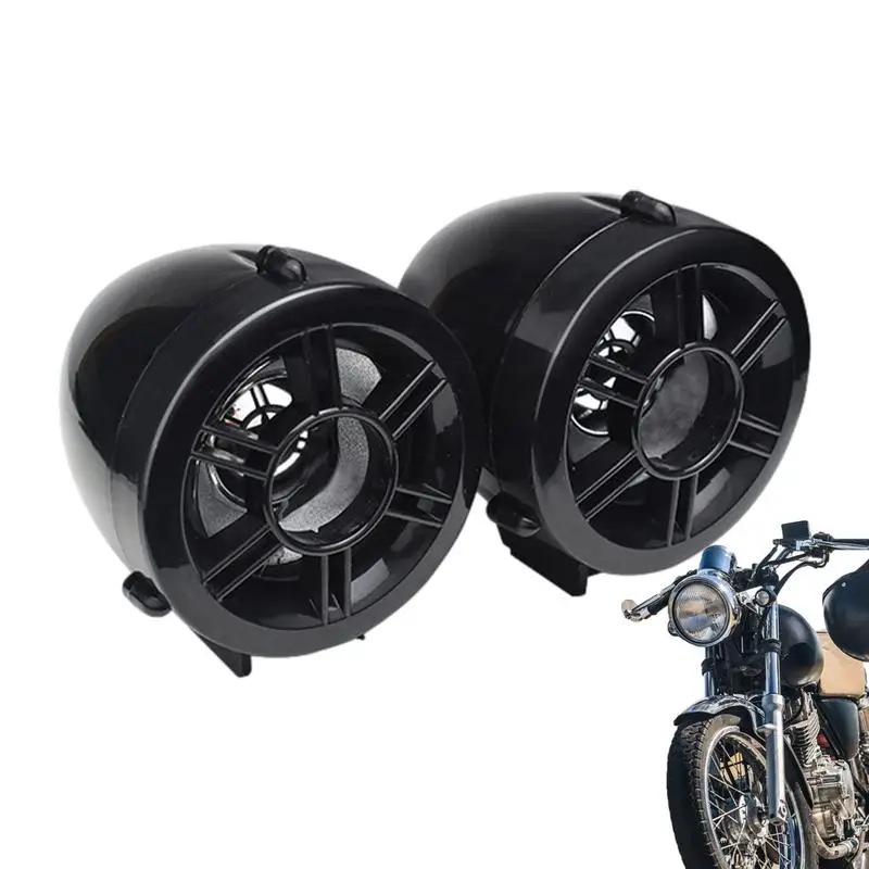 

Motorcycle Audio Stereo Speaker Stereo Handbar Audio for Motorcycle Motorbike Speakers with LED Flashing Lights for UTV Scooter