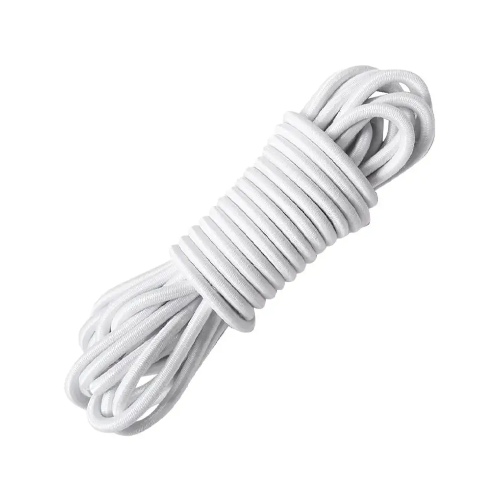 4mm x 10 Meters Strong Elastic Bungee Rope Shock Cord Tie Down DIY Various Color High Quality