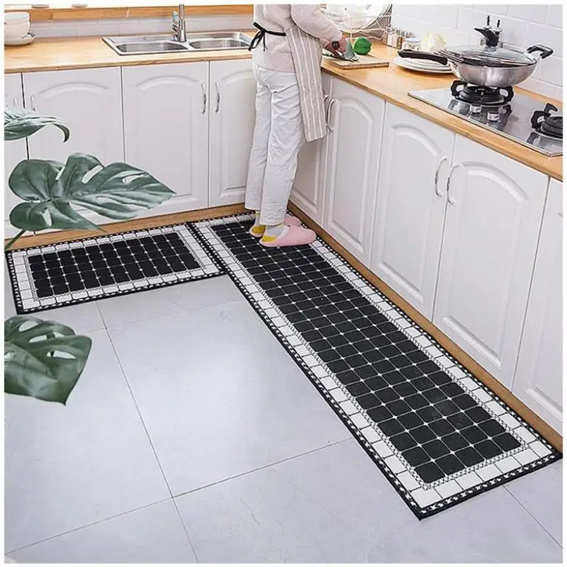 (Last Day Promotion – 50% Off!!!)🔥2024 Latest 3d Kitchen Printed Non-slip Carpet