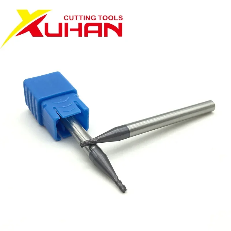 Carbide End Mill HRC50 Coated 4 Flutes 1-12mm Alloy Carbide Steel Milling Cutter for CNC Machining Cutting Tools