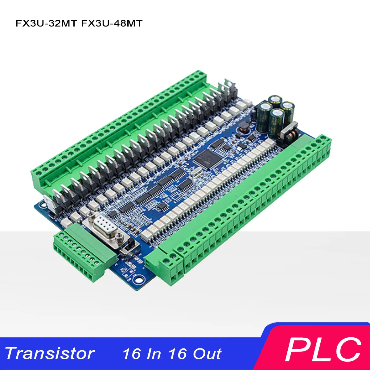 

FX3U-32 MT FX3U-48 MT PLC Programmable Logic Controller Training Starter Programming Kit for Factory Education Home Automation