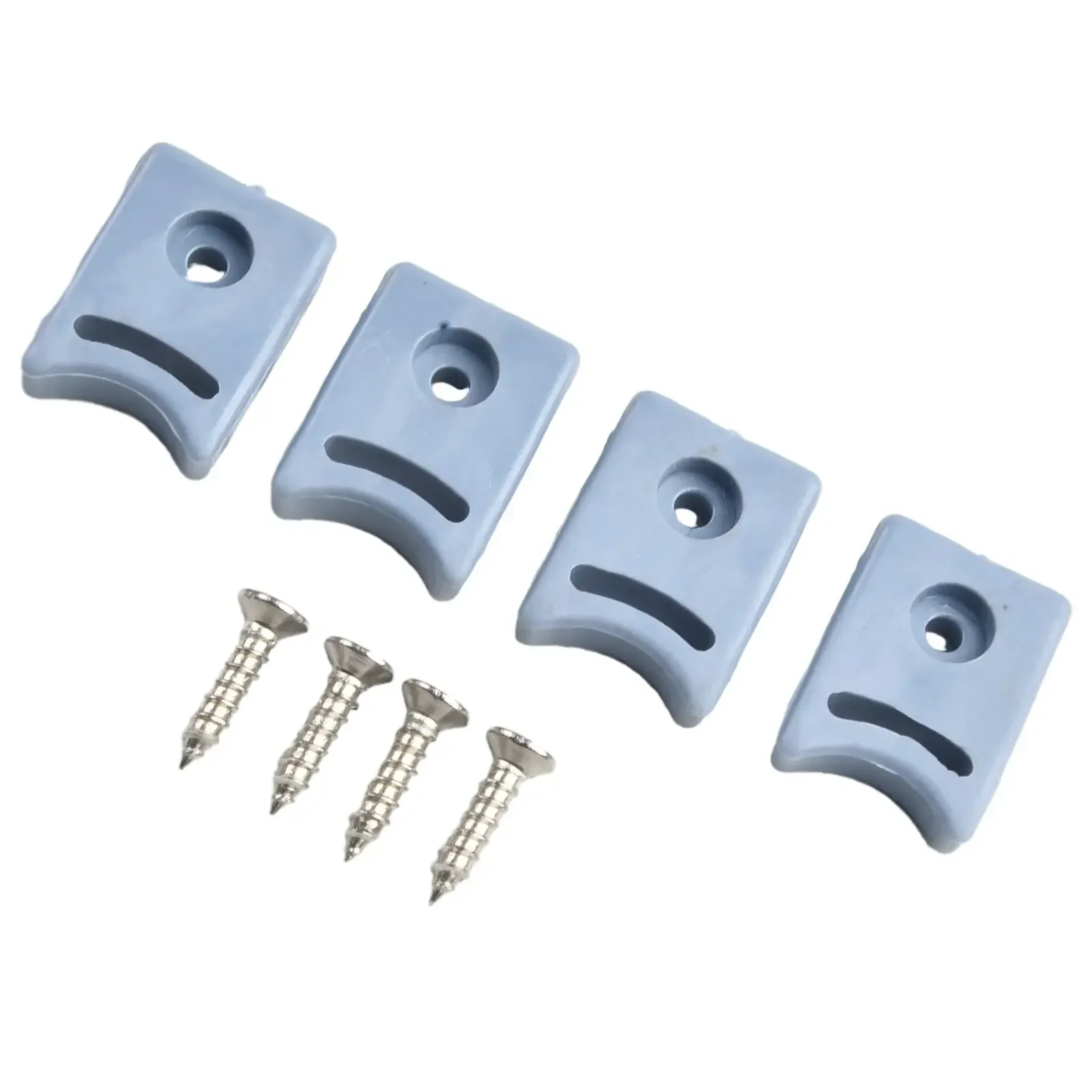 Shower Room Pulley 4PCS Shower Room Door Pulley Rubber Stops/Bumpers Top And Bottom Limit Block Pulley Moving Positioning Block