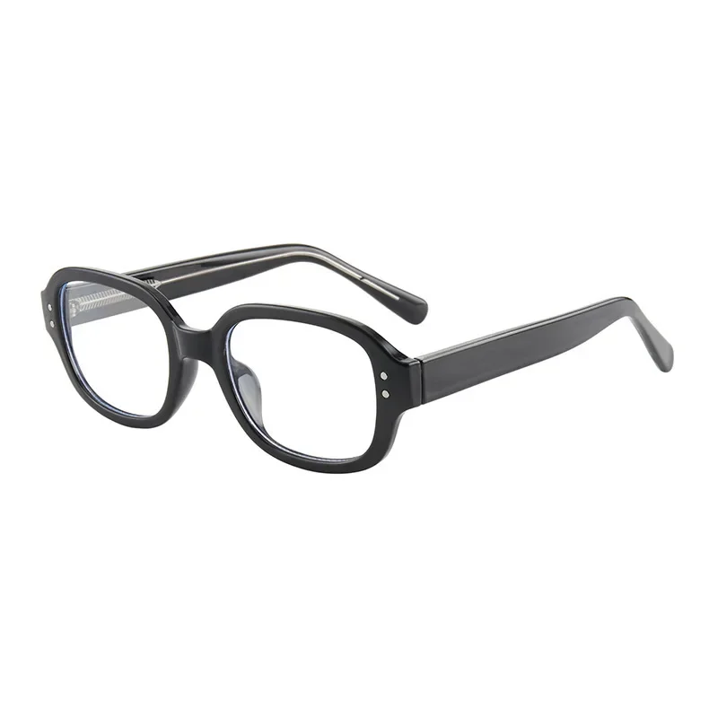 Retro Transparent Myopia Glasses Red Square Thick Frame Glasses 0 To -4.0 Anti Blue Light Myopia Glasses Neutral Glasses 5