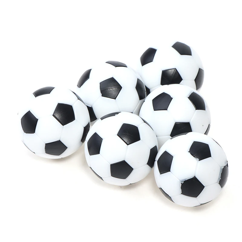 CDJX 12PCS Mini Table Football Balls,Black and White 32mm Tabletop Soccer Balls,Footable Game Table Football Balls for Sports Activities,Party Entertainment 