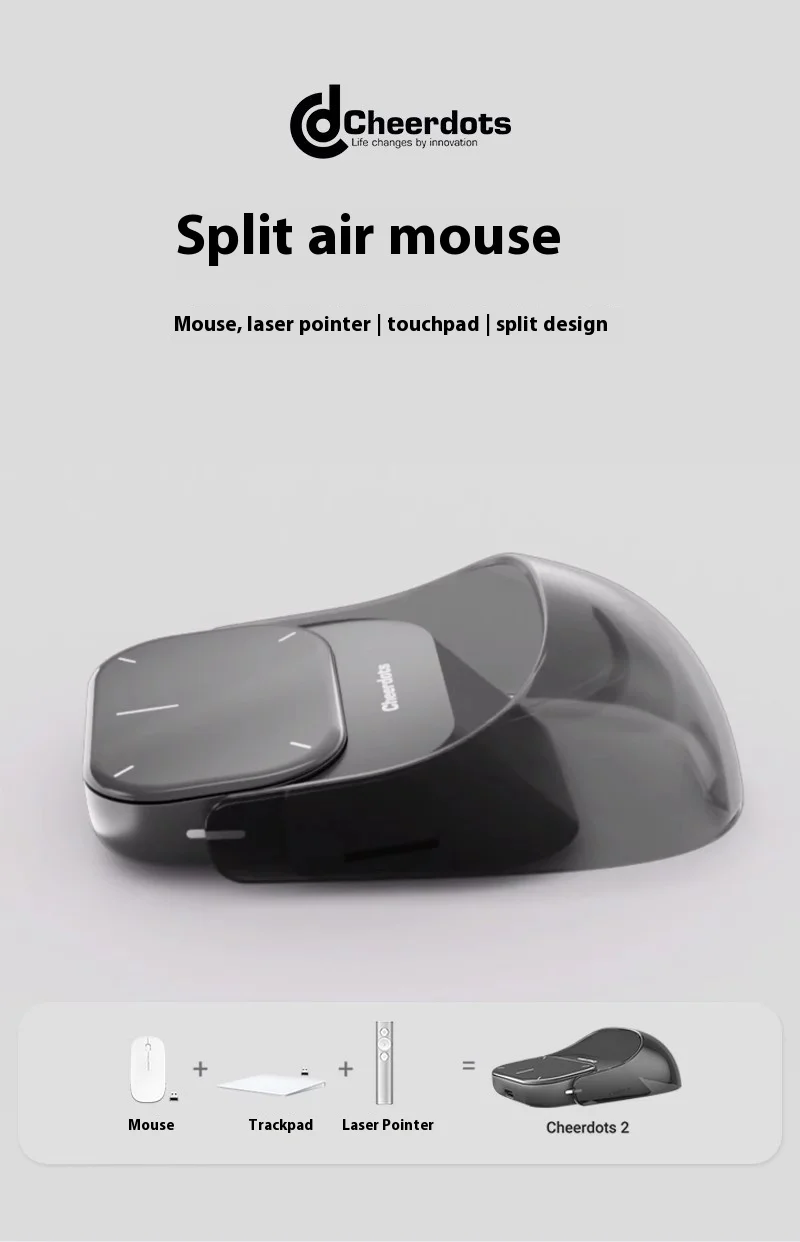 Cheerdots 2 Air Mouse Wireless Bluetooth Touchpad Laser