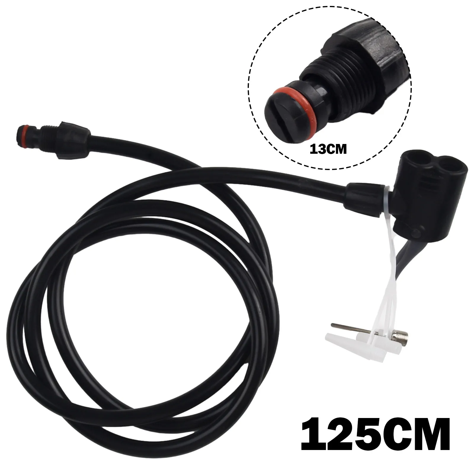 

Connector Hose Lengthened Parts Replacement 7.5mm Anti Freeze Black Bold Extension Tube Heat Resistant About 80g