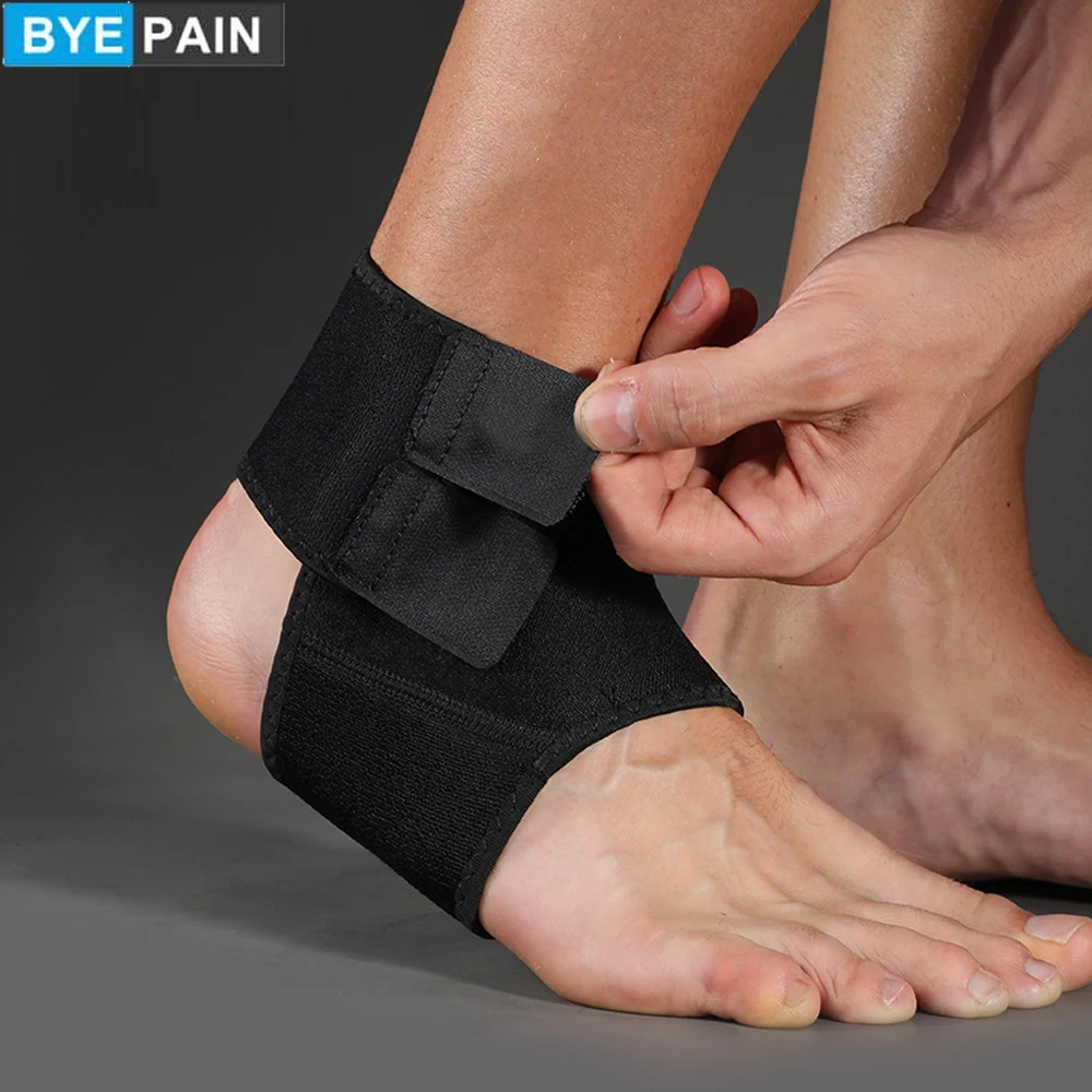 

1Pcs Sports Ankle Brace Compression Sleeve Adjustable Ankle Support for Running, Cycling, Sprained Ankle, Achilles Tendonitis