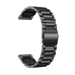 Durable 22mm Stainless Steel Wristband - Premium Metal Strap - Suunto Vertical (Black)