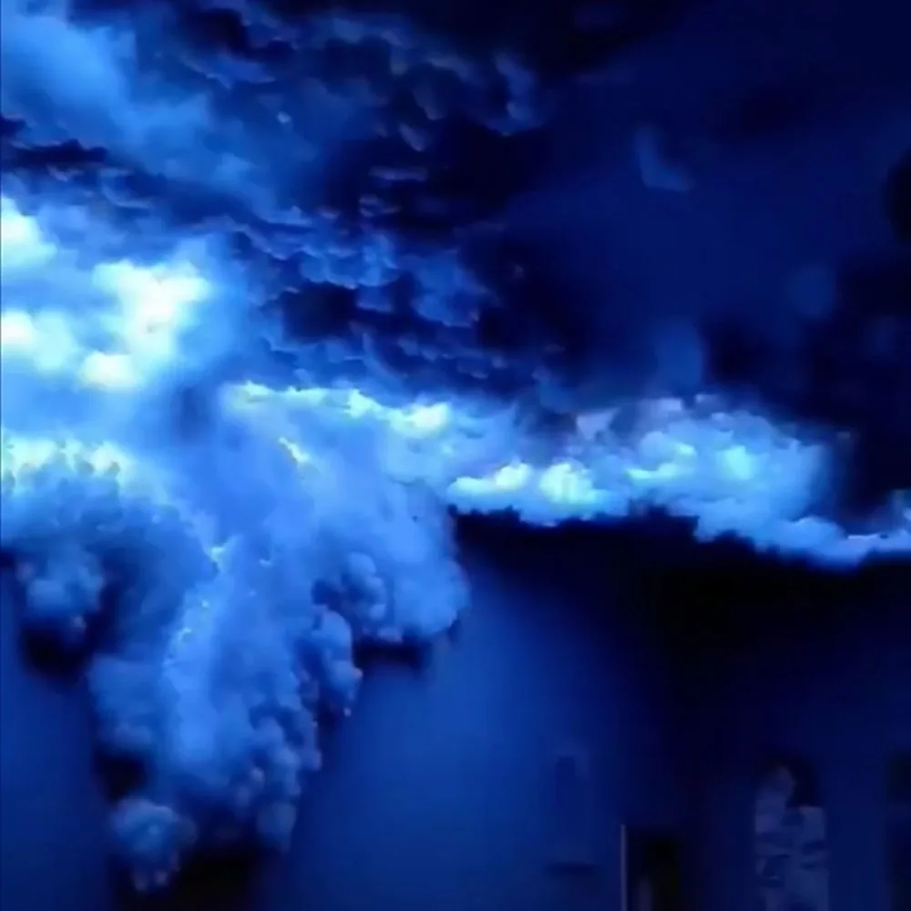 Kleine Wolke Mit Blitz & Regen-Lichtern – Musik-synchron, RGB, App & Fernbedienung, Deko Fürs Zimmer