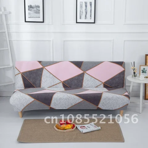 

Living room sofa bed cover without armrests three sizes foldable sofa cover