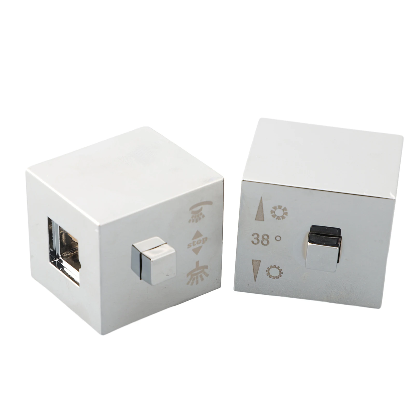 

Temperature Control Switch Control Knob Handle 1 Pair Bathtub Faucets Parts For SMA Thermostatic Bath High Quality