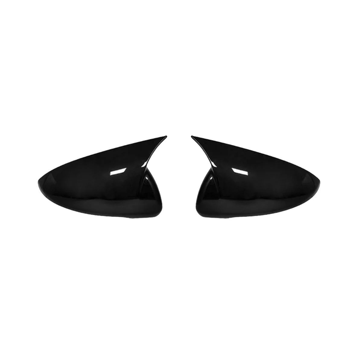

1 пара, чехол для зеркала заднего вида для Forte Cerato 2019-2023, модифицированный зеркальный Ox Horn наклейка Shell ярко-черный