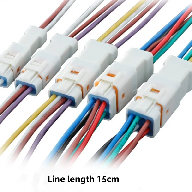 

Automotive wiring harness connector waterproof jst male and female butt plug JST02/3/4/6/8R-JWPF-VSLE-S wire length 15cm