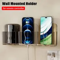 Support mural pour télécommande de climatiseur, non perforé et durable 2
