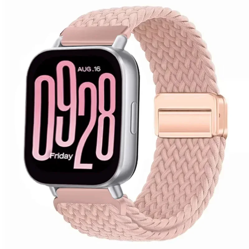 Braided Magnetic Nylon Strap Replacement Band - Universal Smartwatch Bracelet Accessory