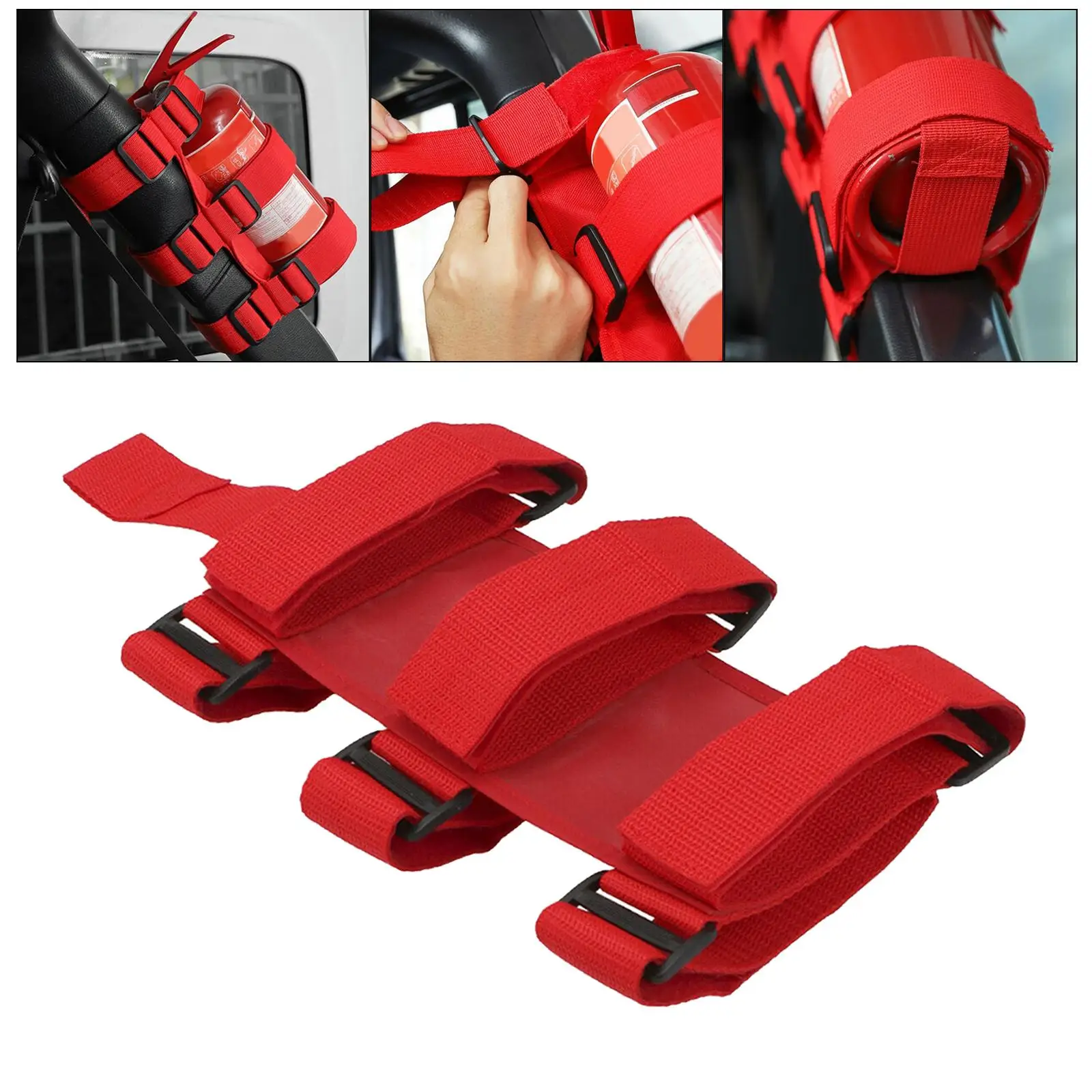 Universal Adjustable Fire Extinguisher Holder Bracket Fit for