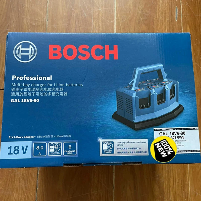 Bosch Professional Multi-Bay charger Fast Charge 8A 6 Port 18V