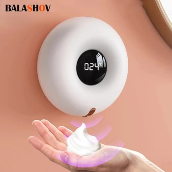벽걸이 액체 비누 디펜서, 비접촉식 자동 액체 거품 기계, 손 소독제, 욕실, 가정 액세서리, 280ml