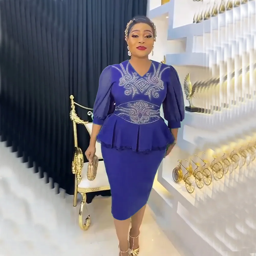 Elegant African Dresses for Women Two Pieces Set Tops Skirts Suits Dashiki  Ankara Lace Wedding Party Gown Outfits 2025 New Robe - AliExpress 200000532