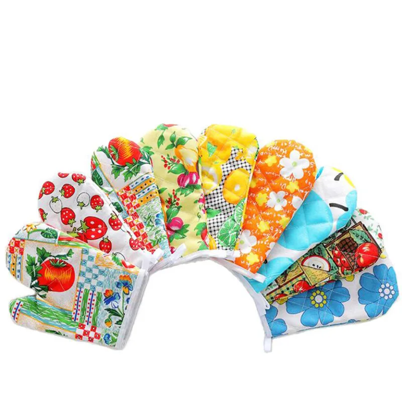 

Перчатка для микроволновой печи, кухонный инструмент, 1 шт., варежка, териленовая изоляция, термостойкие Нескользящие утолщенные перчатки для выпечки барбекю