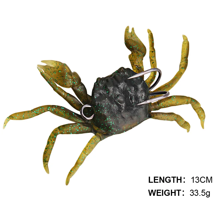 10cm 30g Soft Fishing Crab Lures