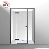 Shower Screen Square Sliding Door Partition Domestic Bathroom Customization Minimalist Shower Rooms 2