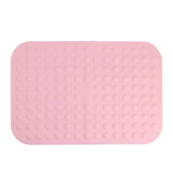 Enhanced Anti - Slip Silicone Shower Mat - Waterproof & Massaging Floor Pad (Powdered)