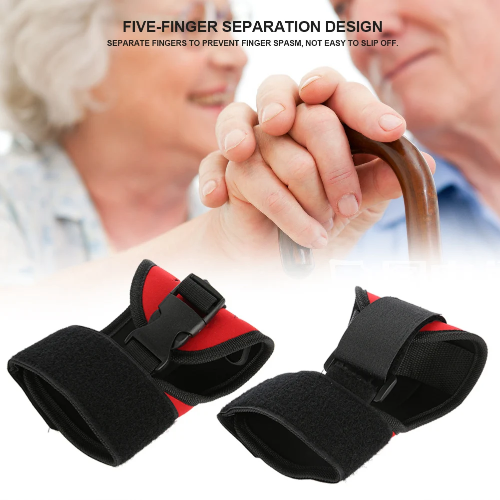 Black Finger Glove Auxiliary Fixed Gloves Rehabilitation Training Equipment Hand Fist Finger Glove Rehabilitation Training