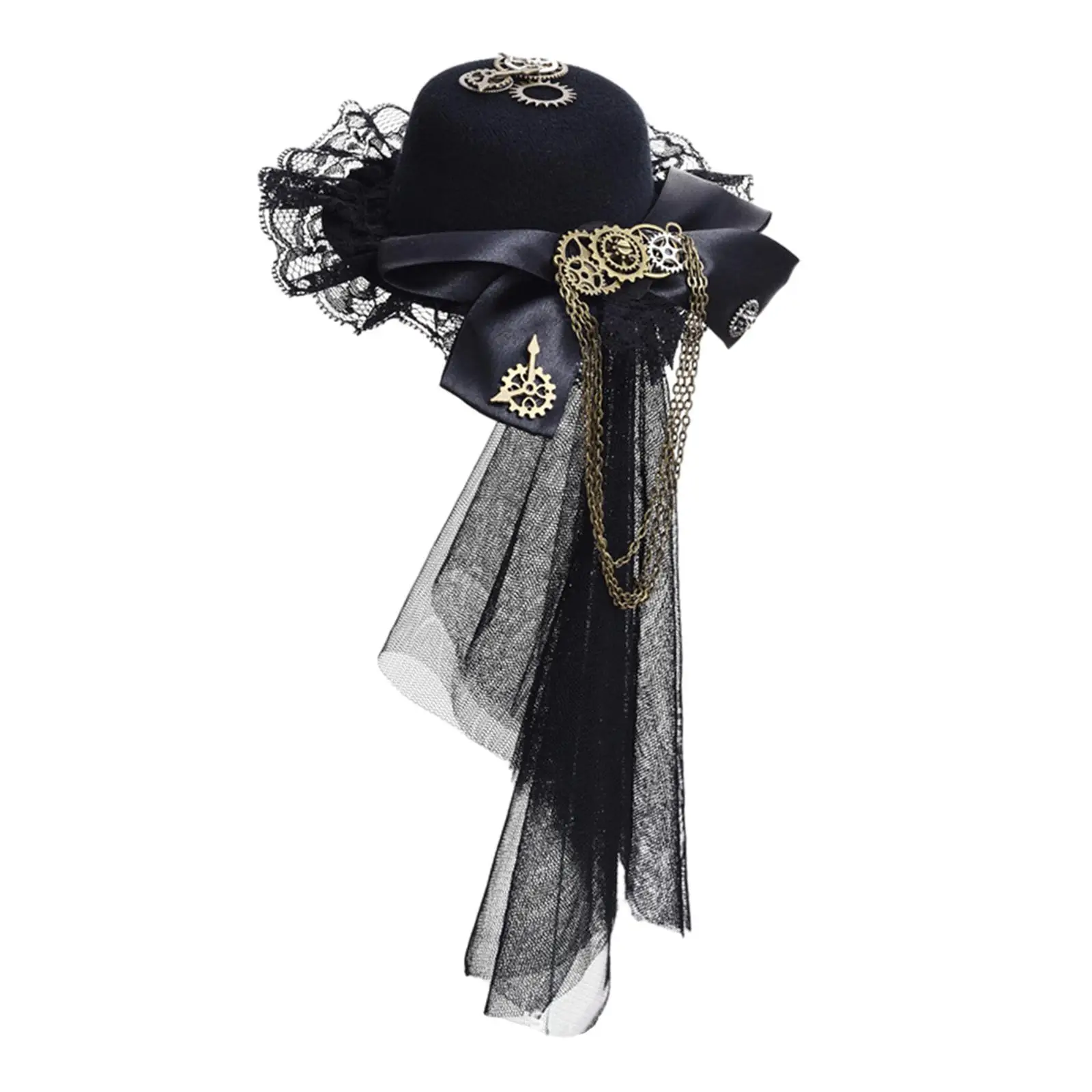 

Steampunk Mini Top Hat Hair Accessories for Dancing Halloween Masquerade