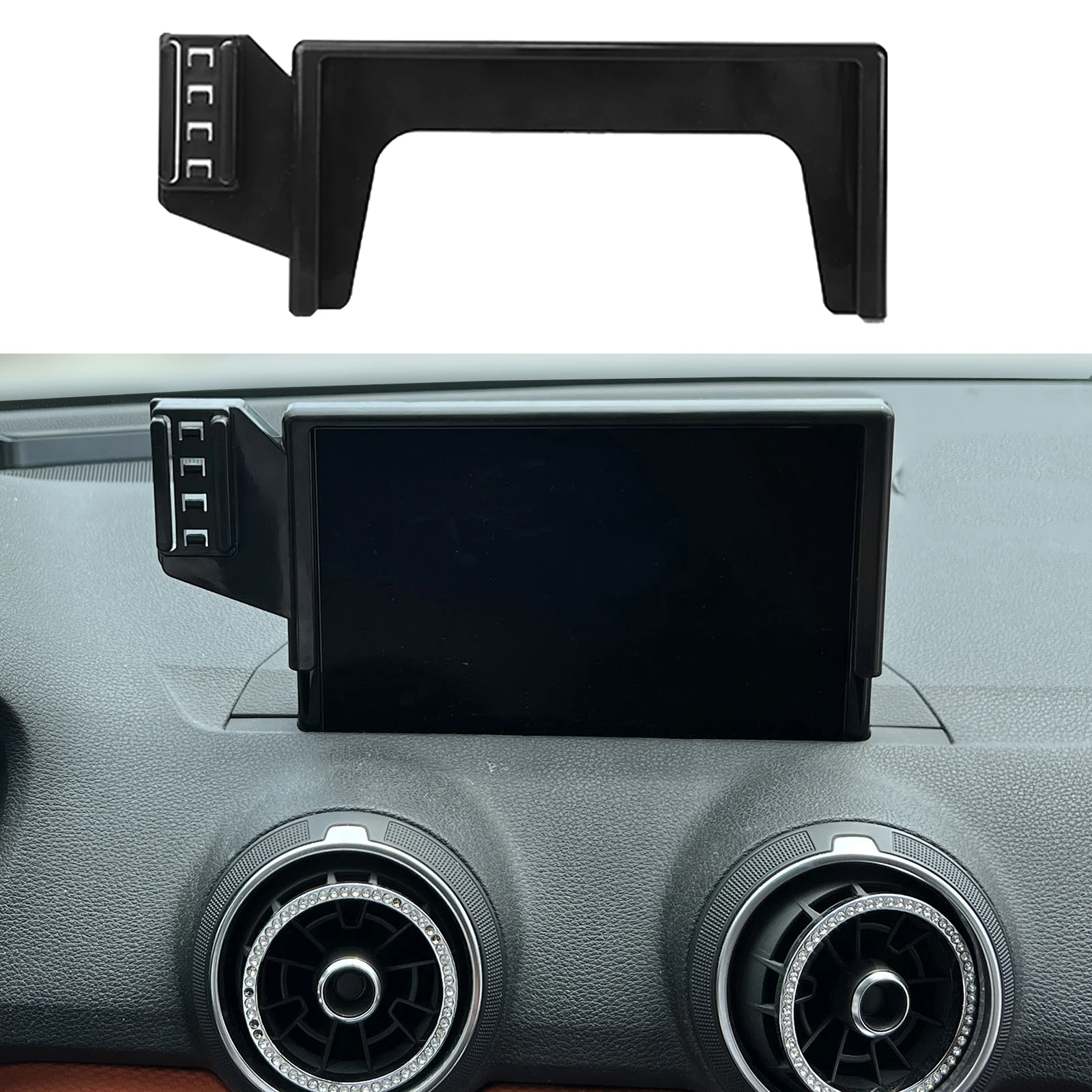 Car Mobile Phone Holder 7inch GPS Bracket Navigation Stand For Audi Q2 phone holder mobile phone holder
