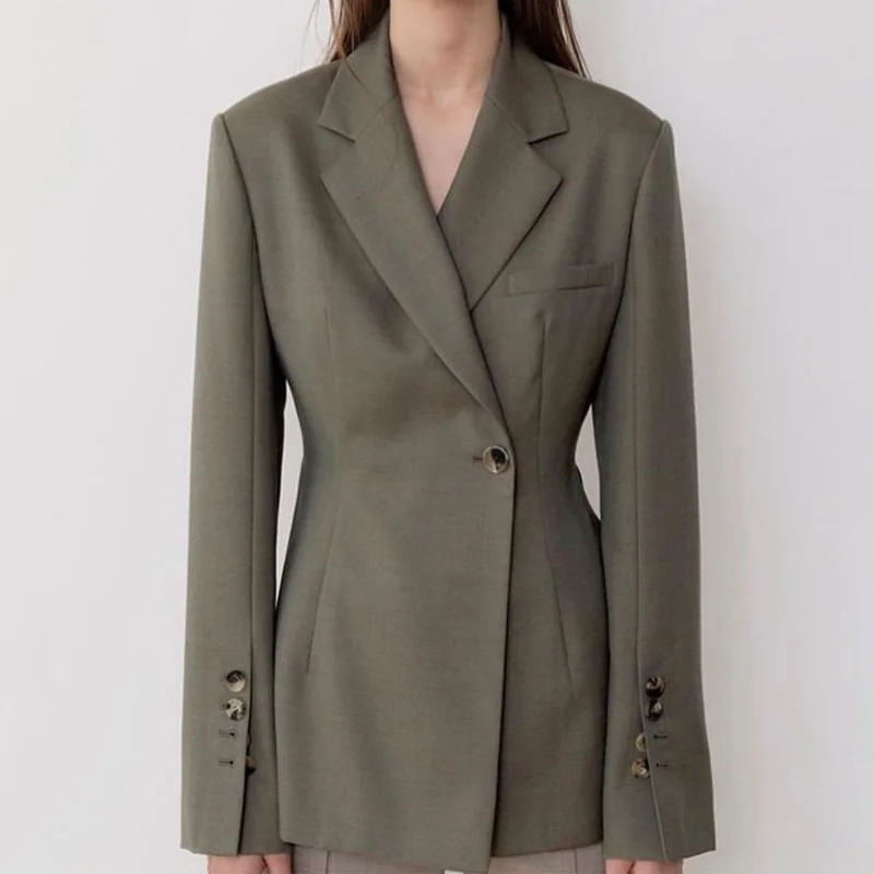 

2023 Early Fall Cold Wind Advanced Commuter Top Suit for Women