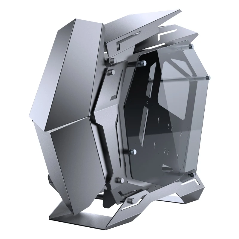 Jonsbo MOD3 E-ATX E-sports Case ATX MATX ITX All Aluminum Game Chassis Gray Black 5V ARGB Machine Light Effect 6 Fan Position