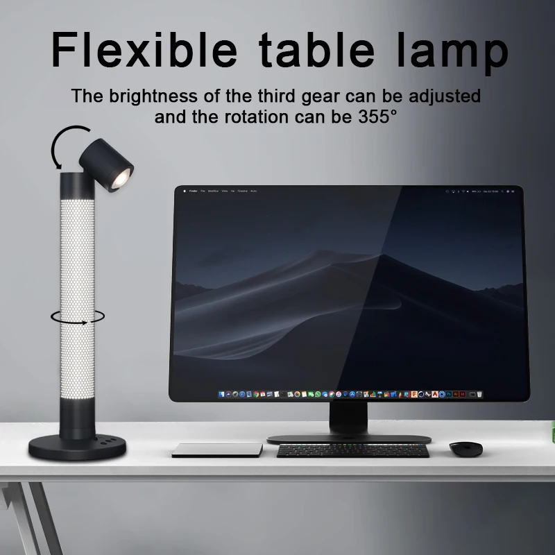 Tuya Smart LED Desk Lamp RGB Table Light Pickup Atmosphere USB LED Night Light For Indoor Bedroom Descoration Reading Lamp 6