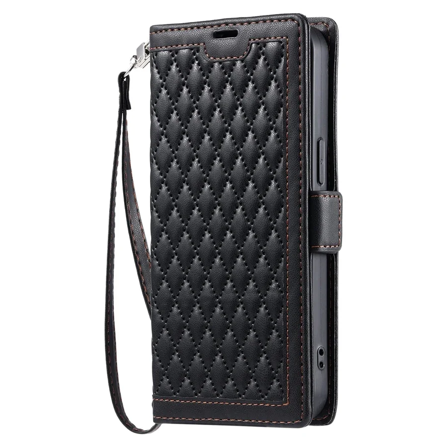 Premium Flip Leather Wallet Phone Cover - Stylish and Durable Protection