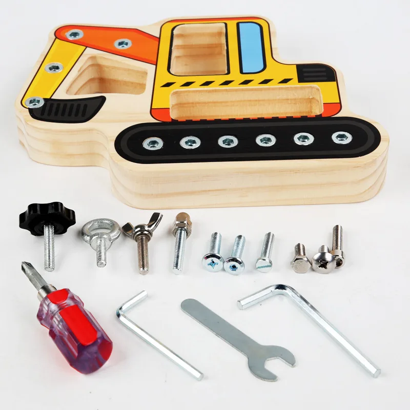 Wooden Fine Motor Training Educational Toy Set for Kids
