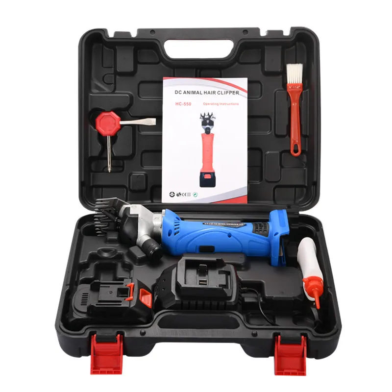 Wireless 6 Speed 13 Teeth Electric Wool Shears Pet Machine Goat Horse Hair Sciss