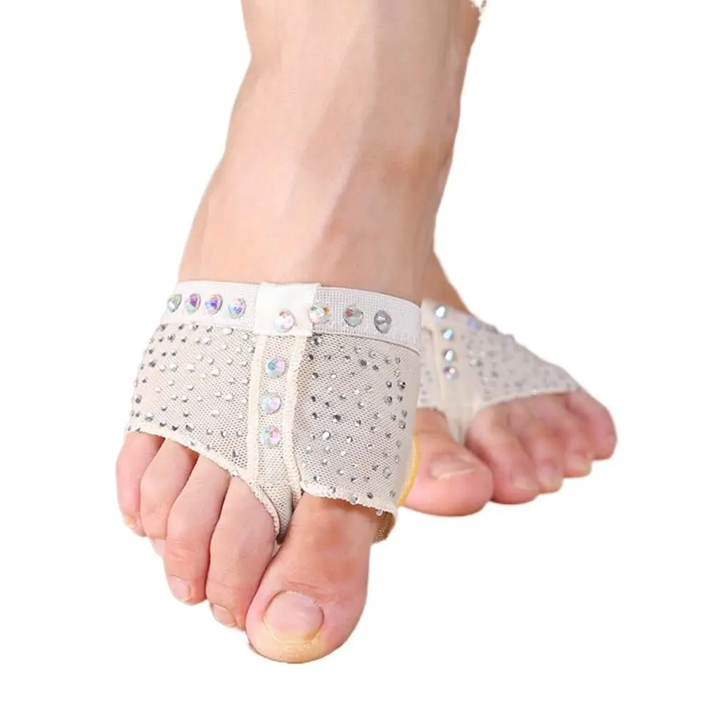 

Belly Dance Accessories Professional Fitness Shiny Heel Protector Belly Dancing Toe Pad Ballet Dance Socks Foot Cover