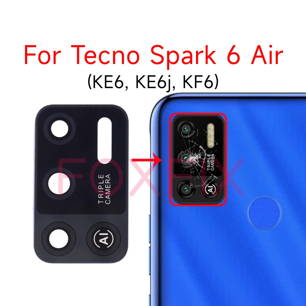 Rear Back Camera Glass Lens For Tecno Spark Air Go 2020 Spark
