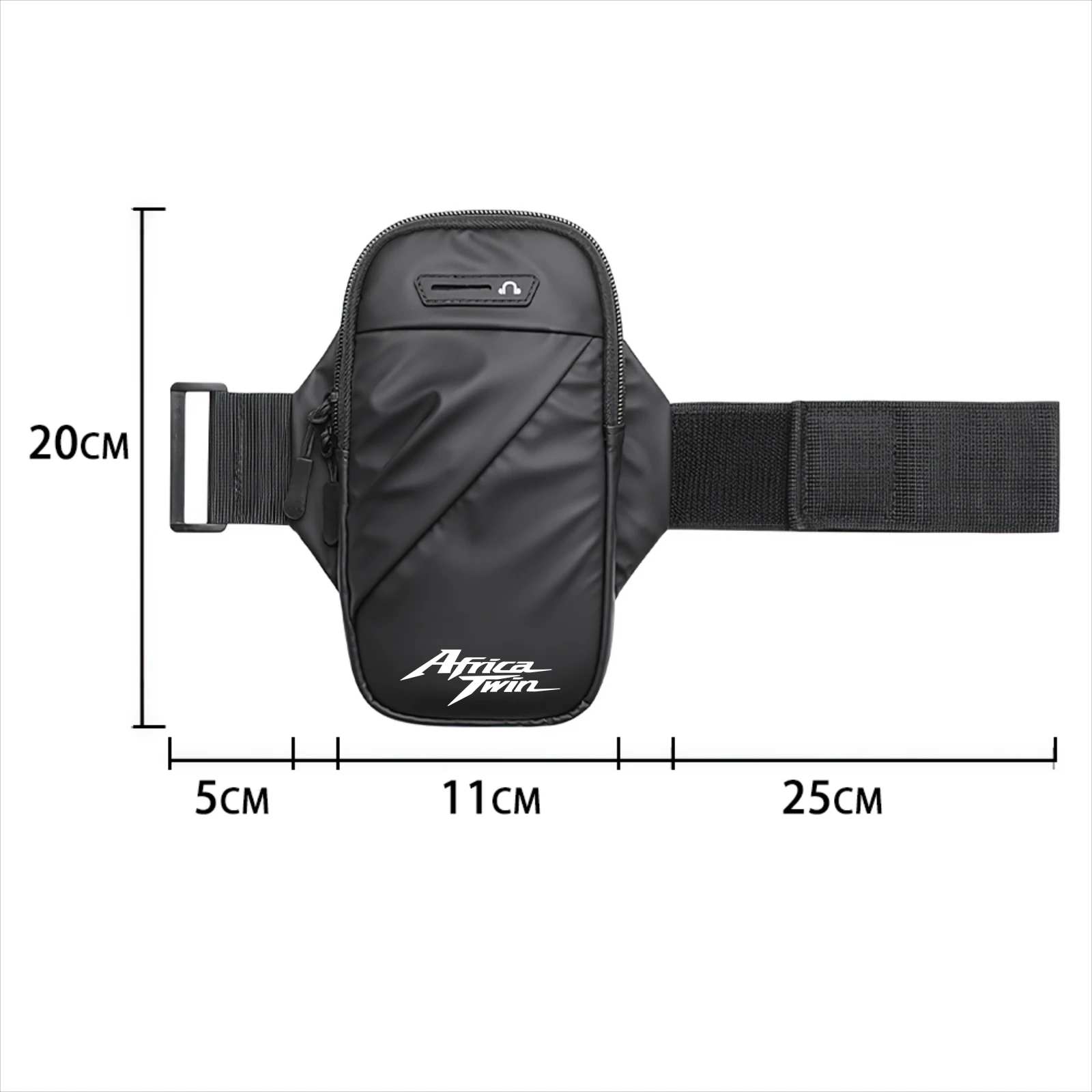 Motorcycle phone arm bag grey and black variants