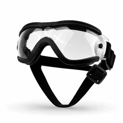 Adjustable UV Protection Dog Goggles - Soft, Waterproof Sunglasses for Outdoor Pet Adventures (Clear)