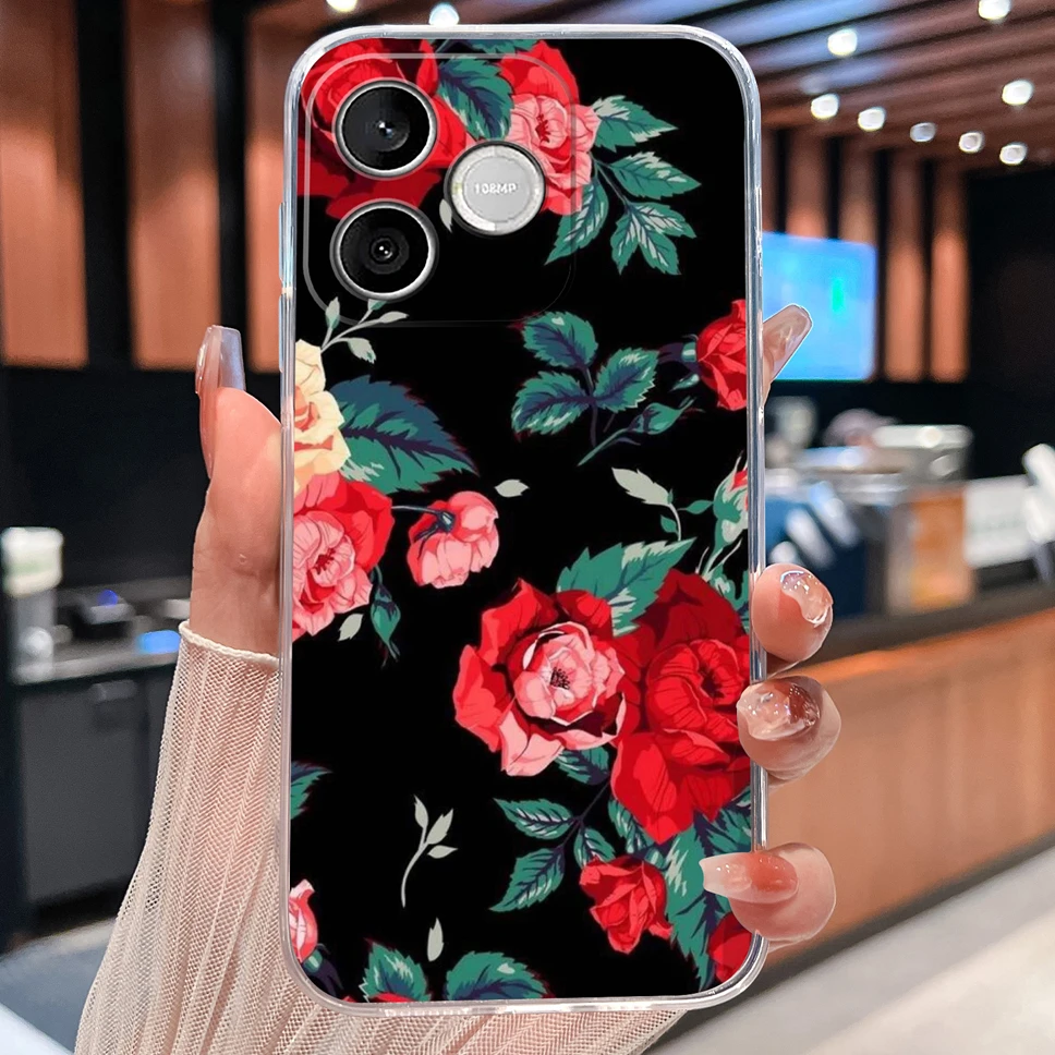 Refreshing Lemon Transparent Shockproof Soft TPU Silicone Phone Case