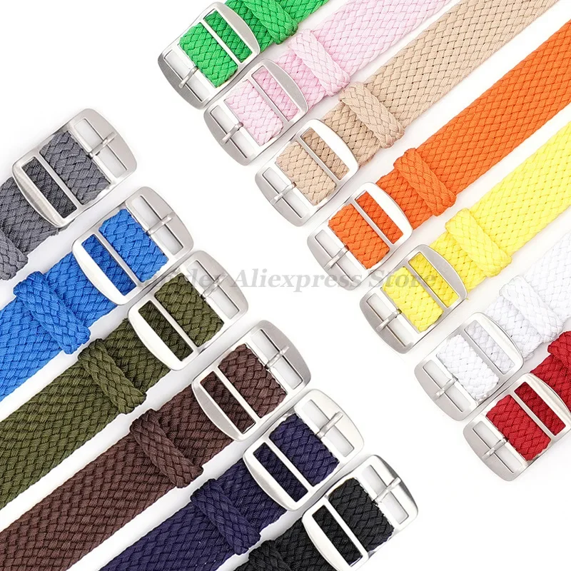 High-Quality Woven Nylon Fabric Watch Strap Replacement Wristband