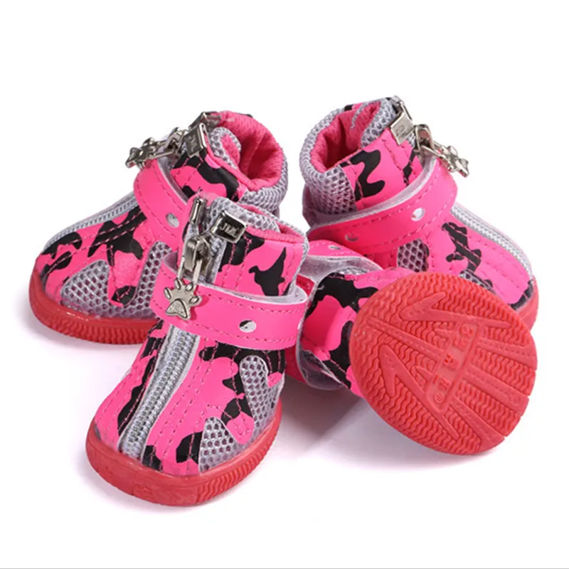 Spring Summer Mesh Pet Dog Shoes Anti-Slip Breathable Puppy Sport