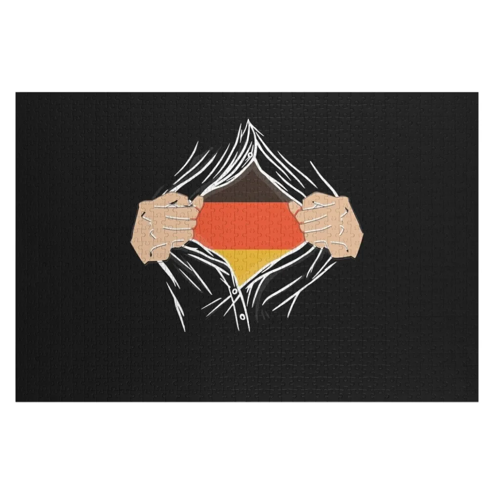 

Germany tear open shirt Jigsaw Puzzle Custom Photo Photo Puzzle