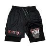 Suicideboys Sports Shorts Mens Compression Quick Drying Short Pants Suicideboys Print GYM 2-in-1 Fitness Breathable Tight Shorts 1