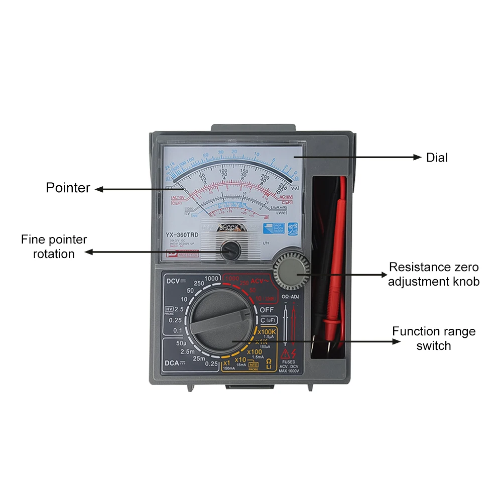 Analog Multimeter Parts