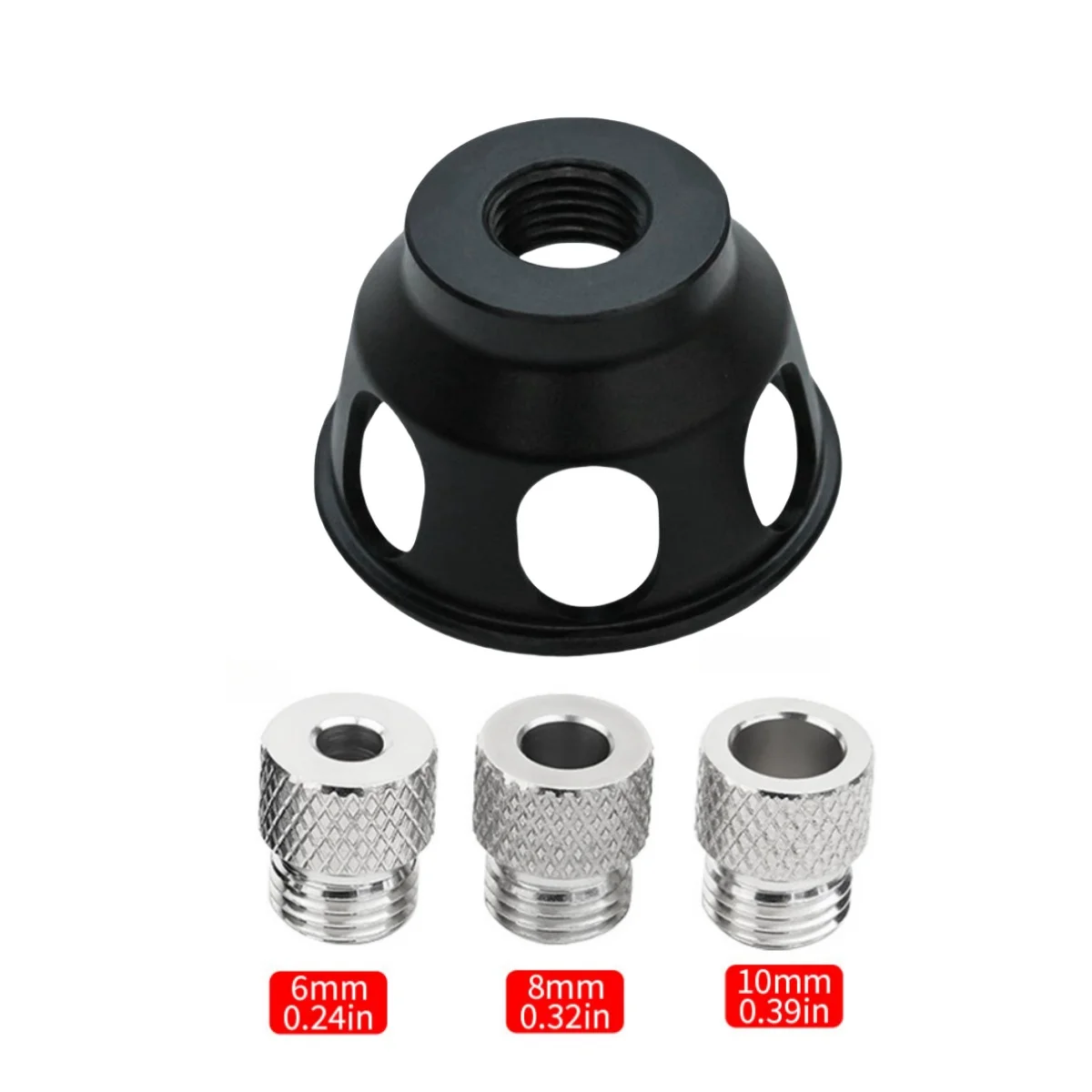 Replaceable Vertical Drill Guide Doweling Jig Kit Drill Positioning Aluminum All