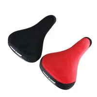 Selle de vélo vintage en flanelle antidérapante, douce et confortable, pour BMX, VTT, cyclisme sur route, pièces de vélo 4